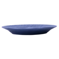 Aida 6 stk. Dybe Tallerkener Stentøj Groovy i Blå (Ø23cm)