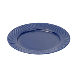 Aida 6 stk. Middagstallerkener Stentøj Groovy i Blå (Ø27cm)