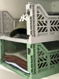 Aykasa Foldekasse Medium i Almond Green
