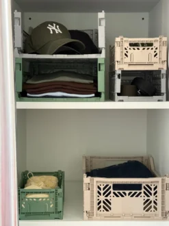 Aykasa Foldekasse Medium i Almond Green