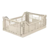 Aykasa Foldekasse Medium i Coconut Milk