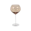Basic & More Vinglas AISYA m. Transparent Stilk i Brun (480ml)