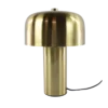 Bordlampe MACY m. Messinglook (H35x25cm)
