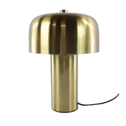 Bordlampe MACY m. Messinglook (H35x25cm)