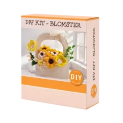 DIY Piberensersæt Blomster i Gul