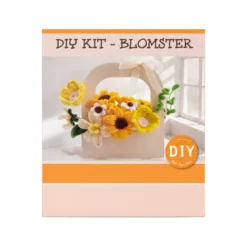 DIY Piberensersæt Blomster i Gul