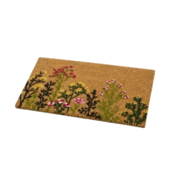 Dørmåtte m. Blomsterprint (40x60cm)