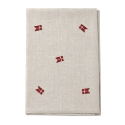 Dug m. Broderet Dansk Flag (140x320)