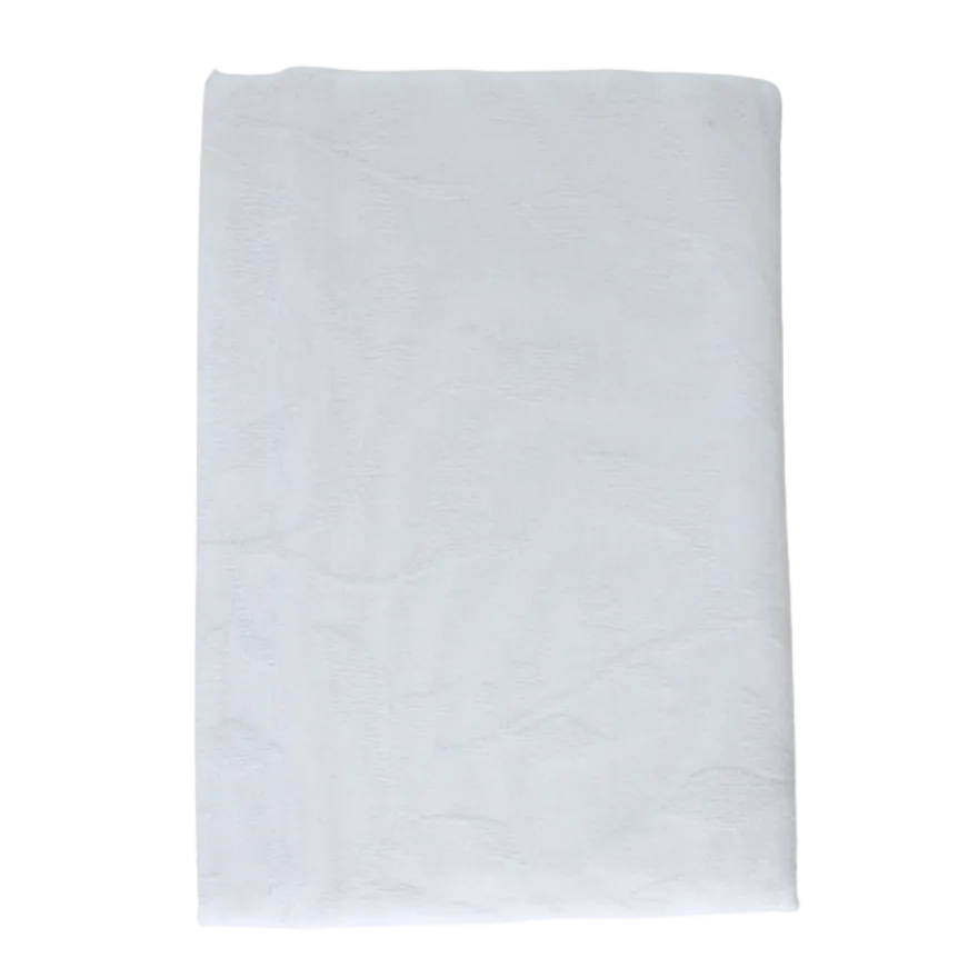 Dug METTEi Jacquard Hvid (140x270cm)