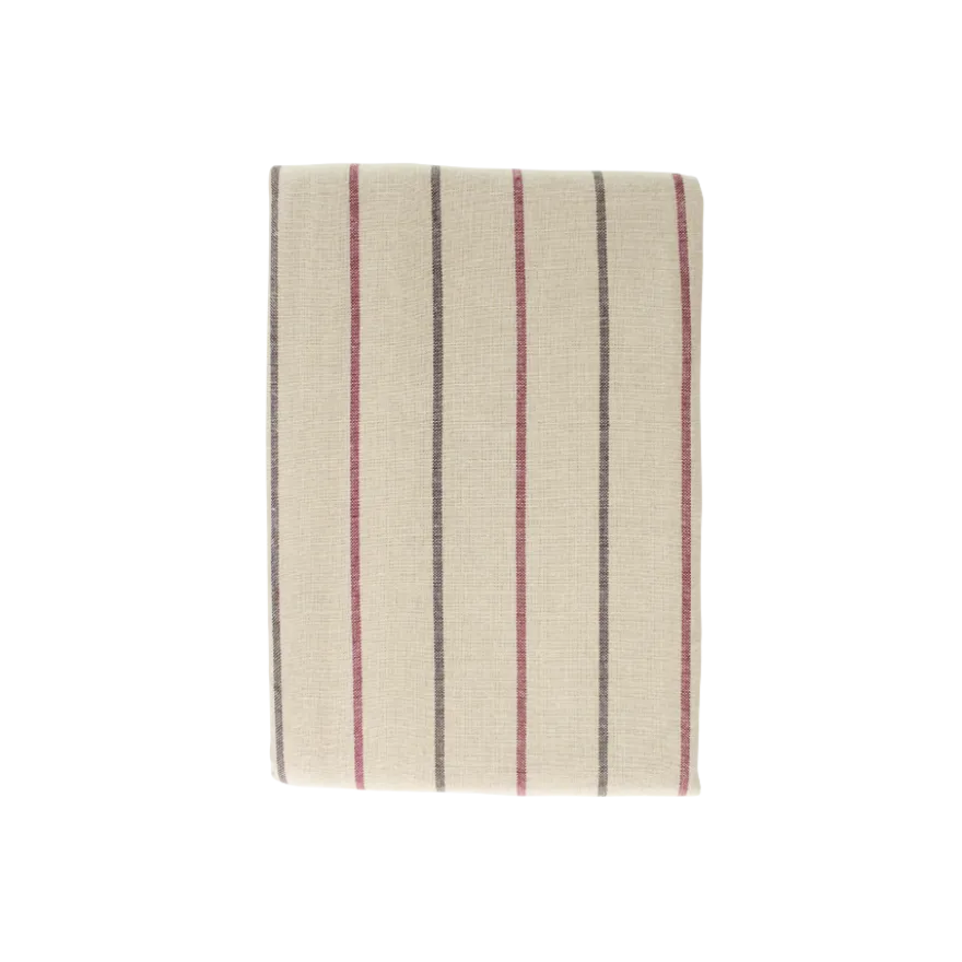 Dug m. Striber MEGAN i Beige (140x320cm)