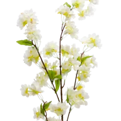 Evighedsbuket Ferskenblomst i Hvid (105cm)