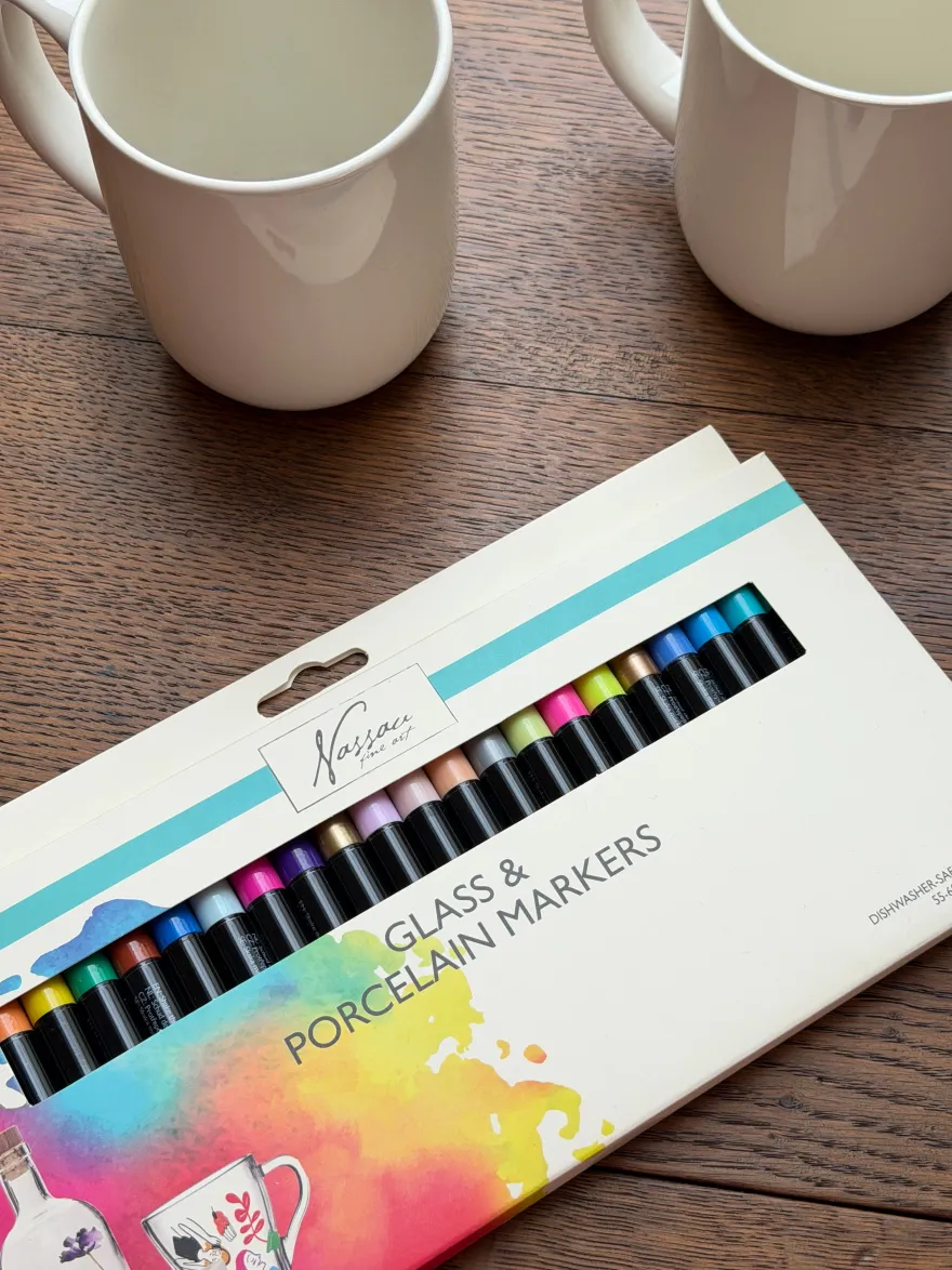 Glas- og Porcelæn Markers (24stk.)