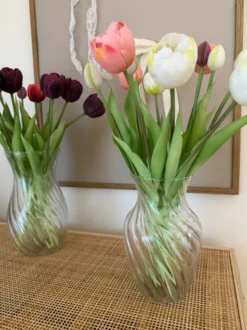 Glas Vase CELIE i Transparant (H20cm)