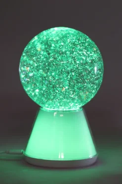 Glimmer Lampe m. USB (11x11x17,6cm)
