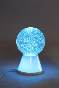 Glimmer Lampe m. USB (11x11x17,6cm)