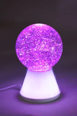 Glimmer Lampe m. USB (11x11x17,6cm)