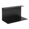 Hylde Stål i Sort (40x18x18cm)