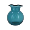 Keramik Vase BUZTER i Blå (Ø6x13cm)