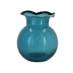 Keramik Vase BUZTER i Blå (Ø6x13cm)