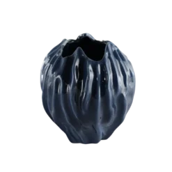 Keramik Vase FABIA i Blå (Ø18,2x20,7cm)