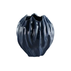 Keramik Vase FABIA i Blå (Ø18,2x20,7cm)