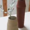 Knapstrup Clay Vase i Terracotta (H32cm)