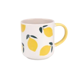 Krus GALA m. Citron Design i Gul (440ml)