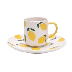 Krus GALA m. Citron Design i Gul (440ml)