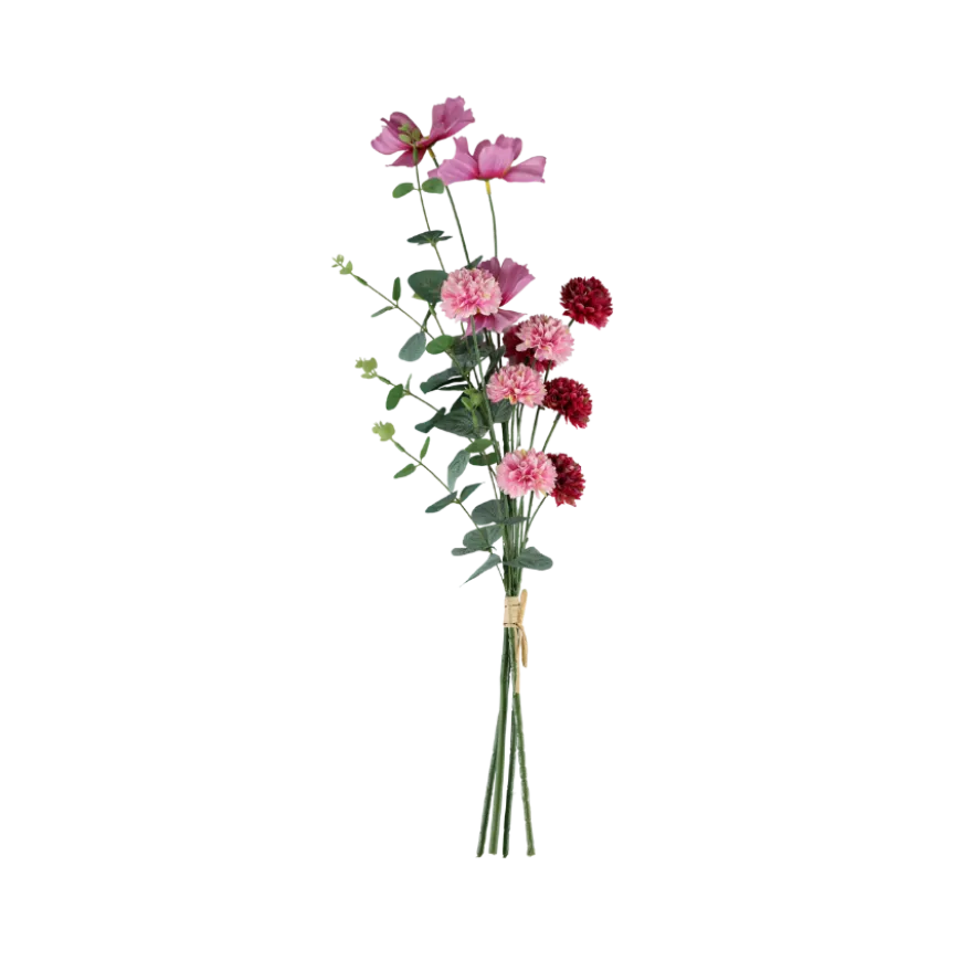 Kunstig Buket ESTER i Flerfarvet (H65cm)