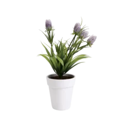 Kunstig Plante Tulipanerknopper i Lilla (H21cm)