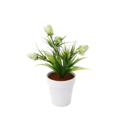 Kunstig Plante Tulipanerknopper i Grøn (H21cm)