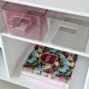 Opbevaringskasse Glitter i Pink(29x20,5x15,7cm)