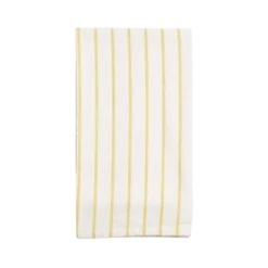 2 pk. Viskestykke MEYSA i Beige m. Gule Striber (50x70cm)