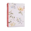 Quilt m. Blomsterprint i Rosa (130x180cm)