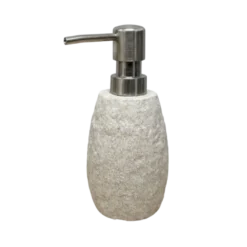 Sæbedispenser DENUK i Sandsten Farve (Ø7,5x11cm)