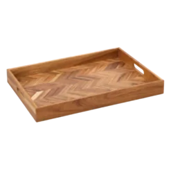 Serveringsbakke Sildeben i Akacie (48x35,5cm)
