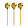 Serveringsske CLARE i Guld (3 stk)
