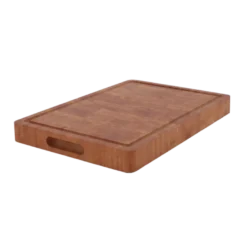 Skærebræt m. Saftriller i Bambus (42x31,5x4cm)