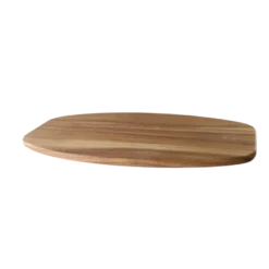 Skærebræt Oval i Akacietræ Træ (49x20x1,5cm)