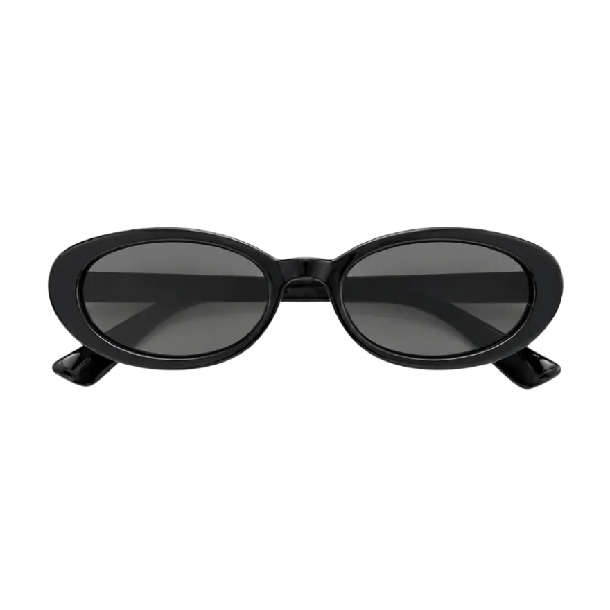 Solbriller Double Turtle i Sort
