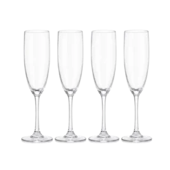 4 stk. Champagneglas (180ml)