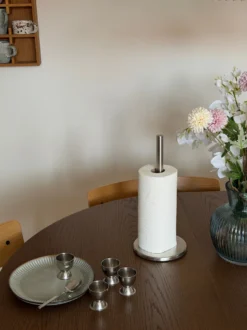 4 stk. Æggebægere i Rustfrit Stål