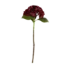 3 stk. Hortensia Blomster i Bordeaux (H55cm)