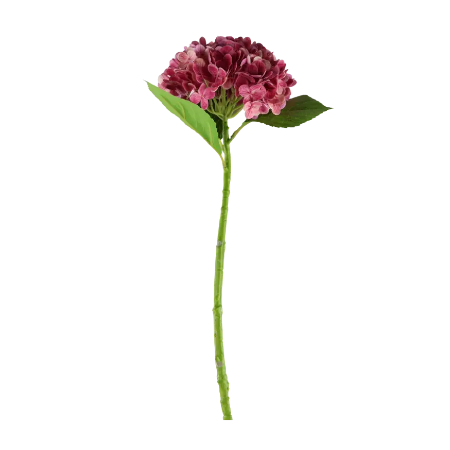 3 stk. Hortensia Blomst i Lyserød (H55cm)