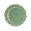 6 stk. Keramik Frokosttallerkener BENTOi Grøn (Ø22x2,2cm)