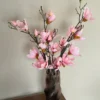 3 stk. Magnolia Blomster i Lyserød (H100cm)