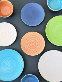 6 stk. Middagstallerkener i Orange (Ø28cm)
