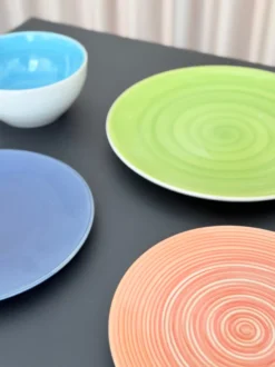 6 stk. Middagstallerkener i Orange (Ø28cm)