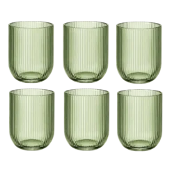 6 stk. Vandglas MEYA i Grøn (270ml)