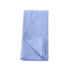Stofserviet m. Broderet Dansk flag i Blå (40x40cm)